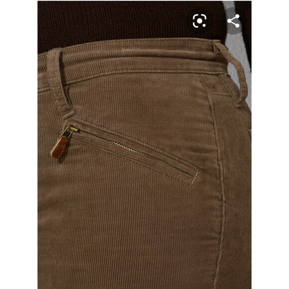 Lauren Ralph Lauren Jeans Straight Leg Brown Corduroy Classic Acadamia size 14 - Picture 6 of 8